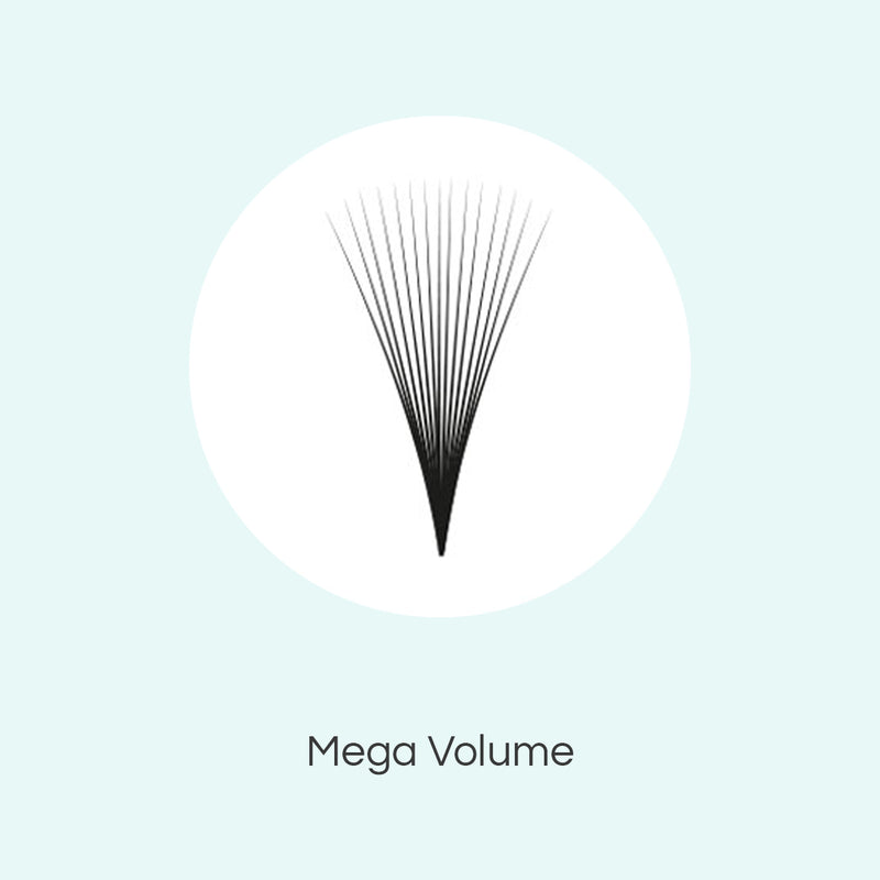 Mega Volume technik Wimperverlaengerungen