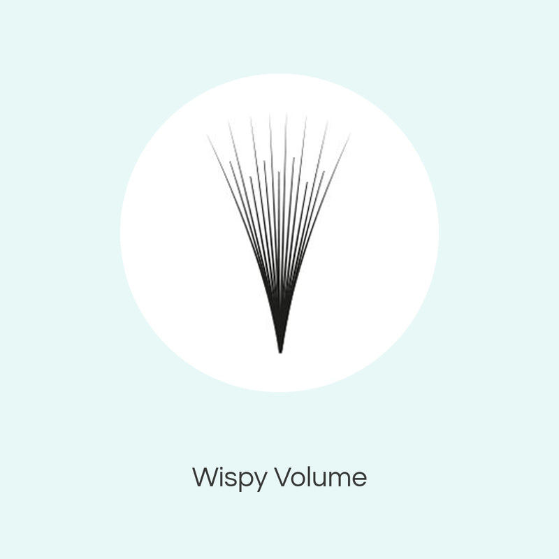 Wispy Volume technik Wimperverlaengerungen