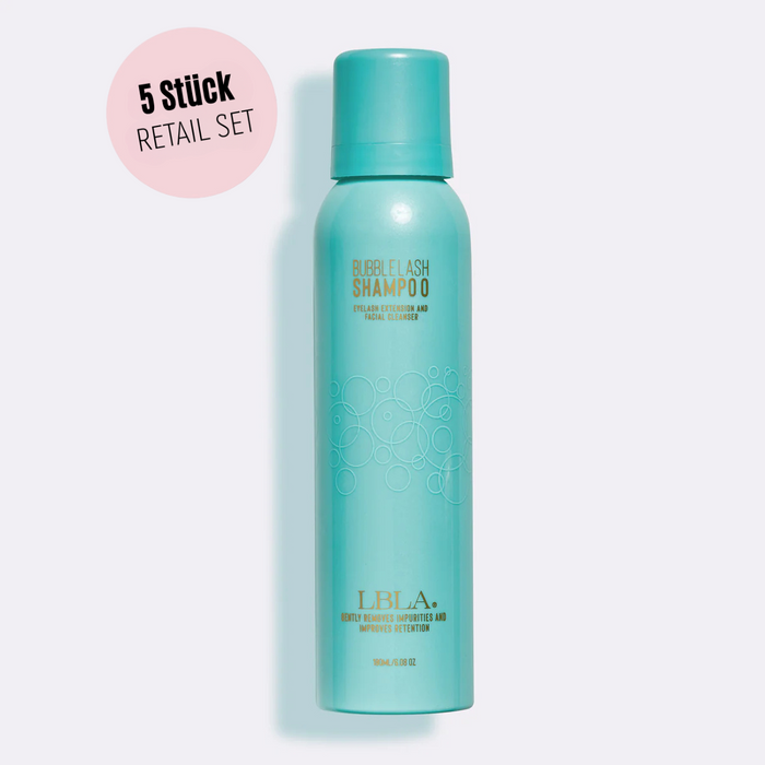 Bubble Lash Shampoo – 5 Stück Retail Set